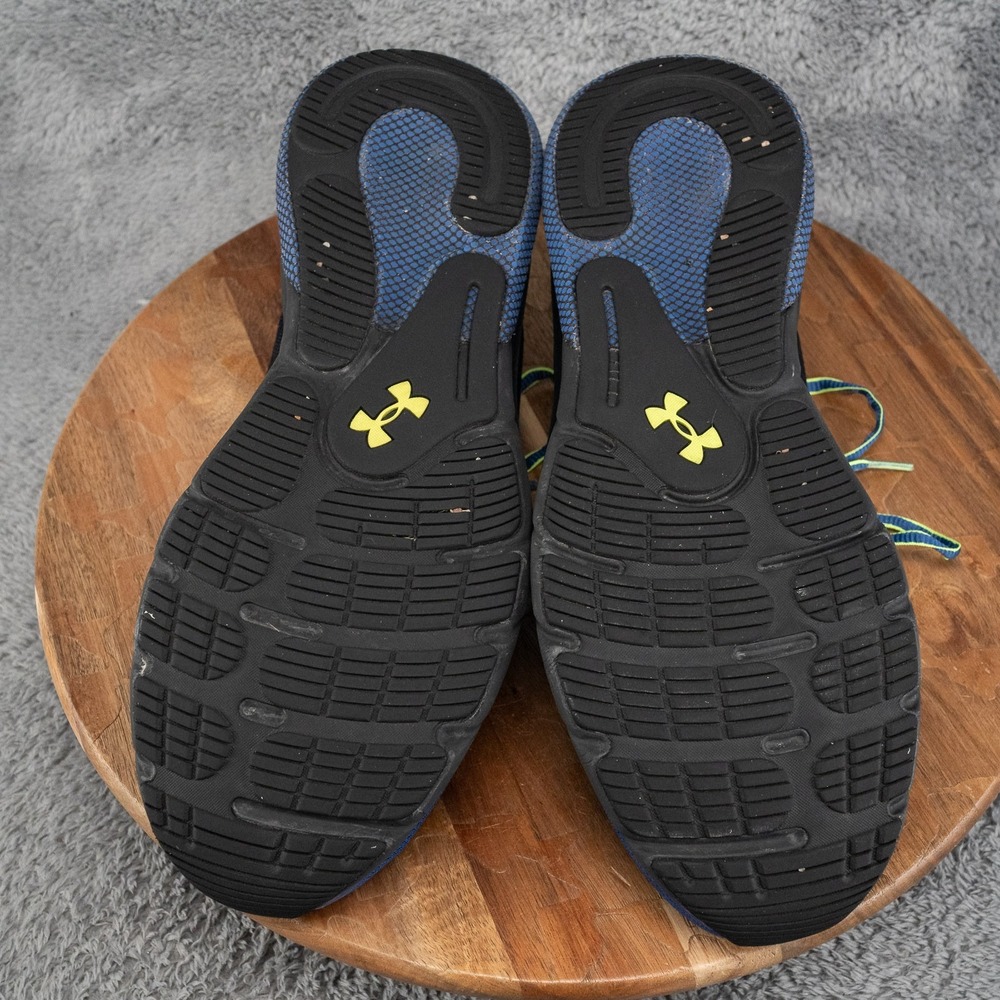 Under Armour Men's Sz 13 HOVR Turbulence Blue Black Running Shoe 3025419-401 - Picture 8 of 10